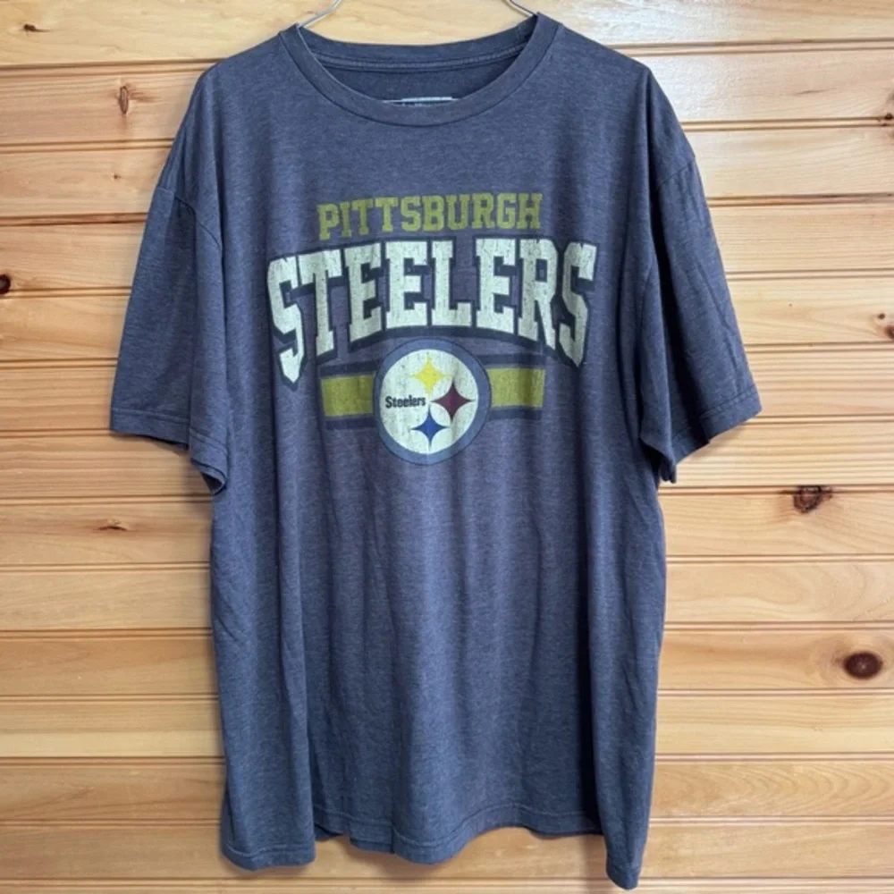 NFL Pittsburgh Steelers Roethlisberger #7 Charcoal Tee XL